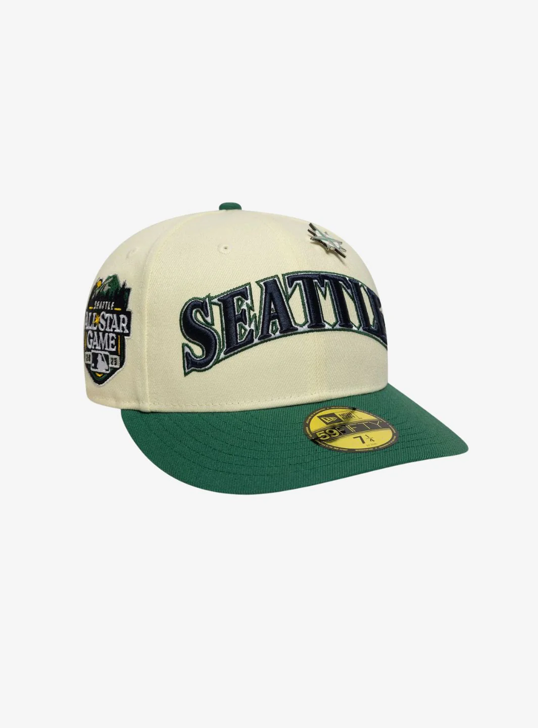 New Era Seattle Mariners MLB All Star Game 59FIFTY Fitted Cap Cream - Image 3