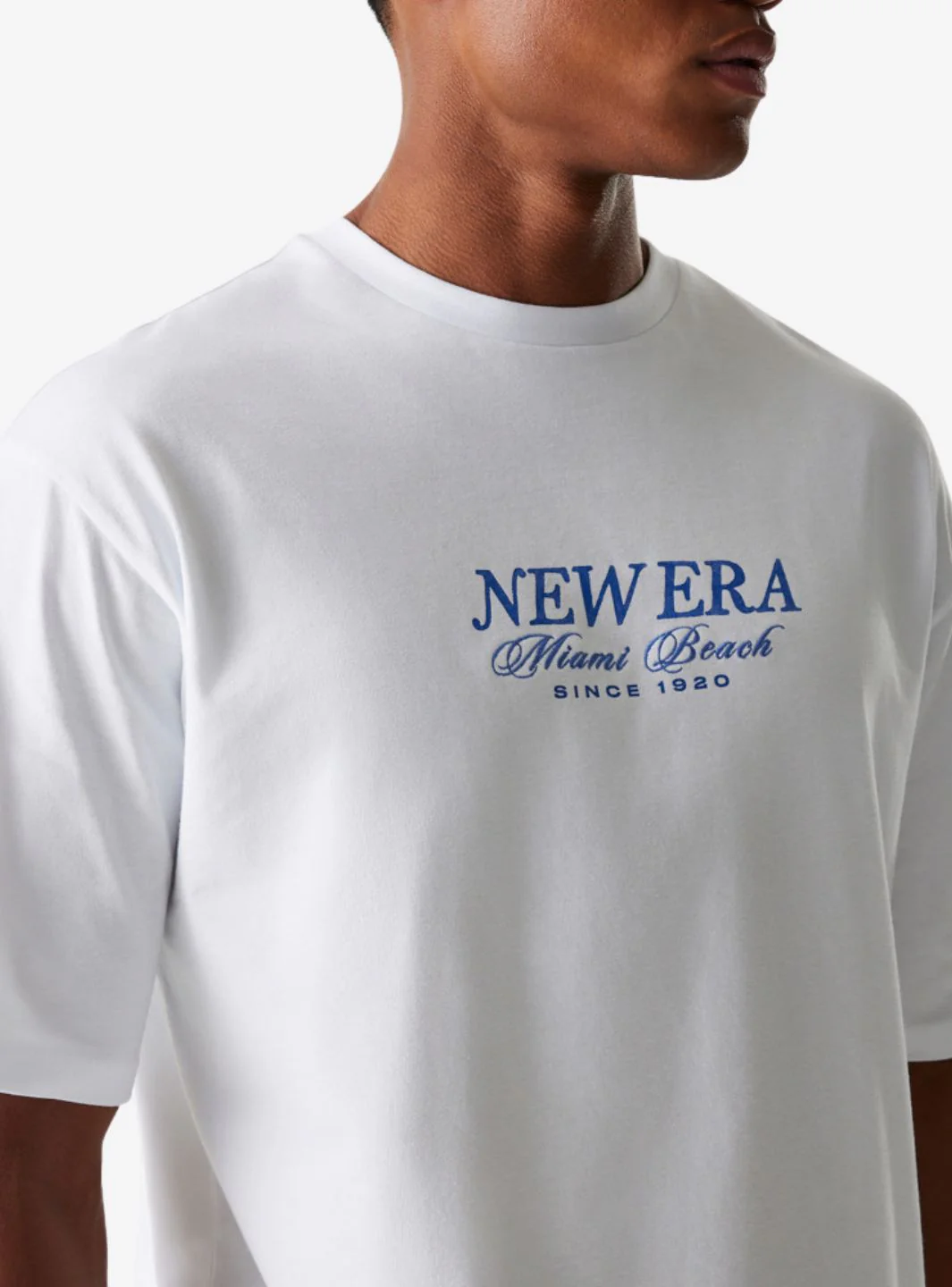 New Era Vacation Graphic Oversized T-Shirt White - Image 2