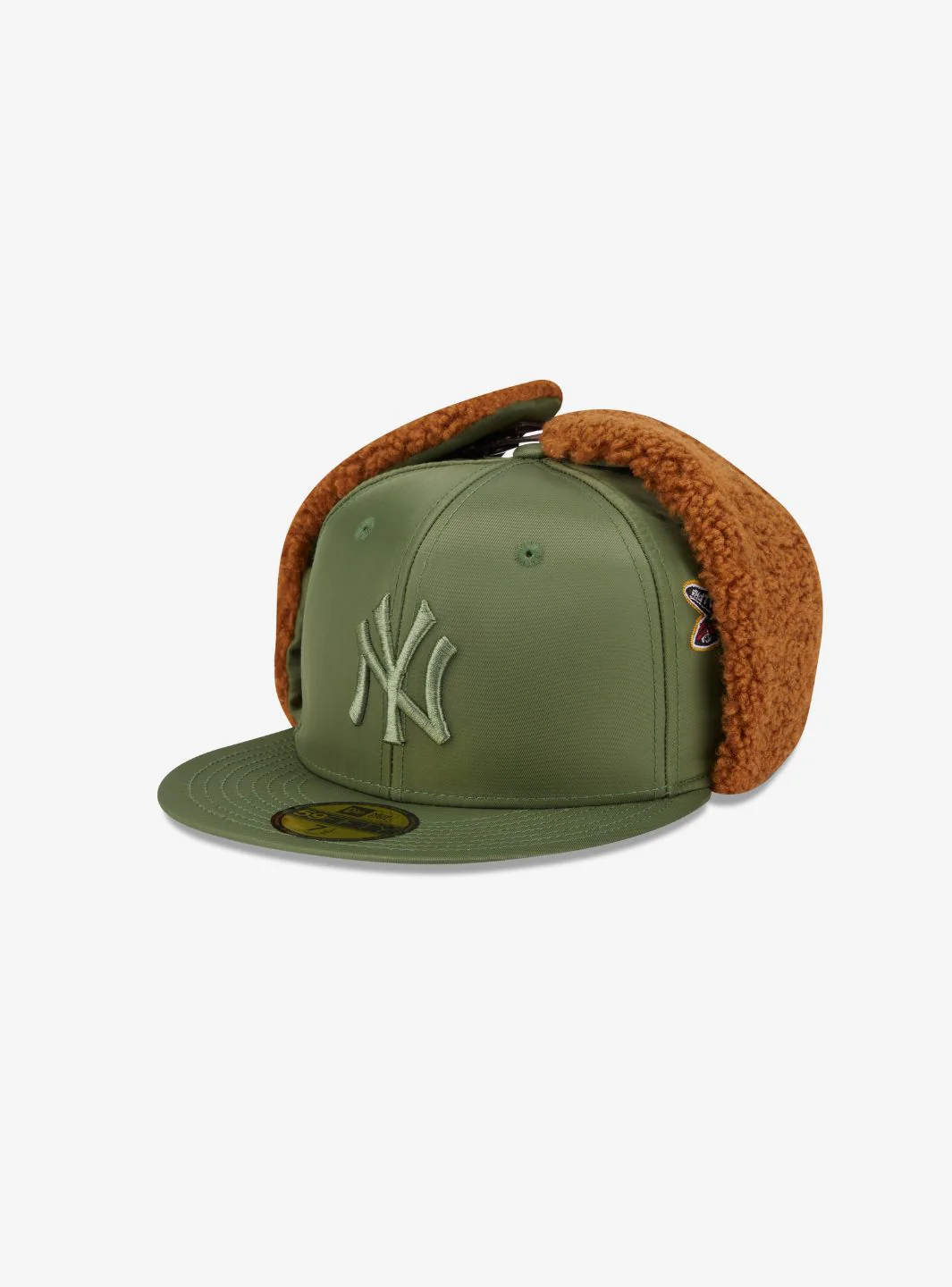 New Era x Alpha Industries 59FIFTY Olive Green Dog Ear Fitted Cap