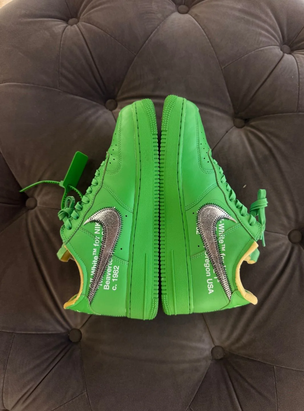 Nike Air Force 1 Low Off-White Brooklyn - Usato 9/10 - Image 5