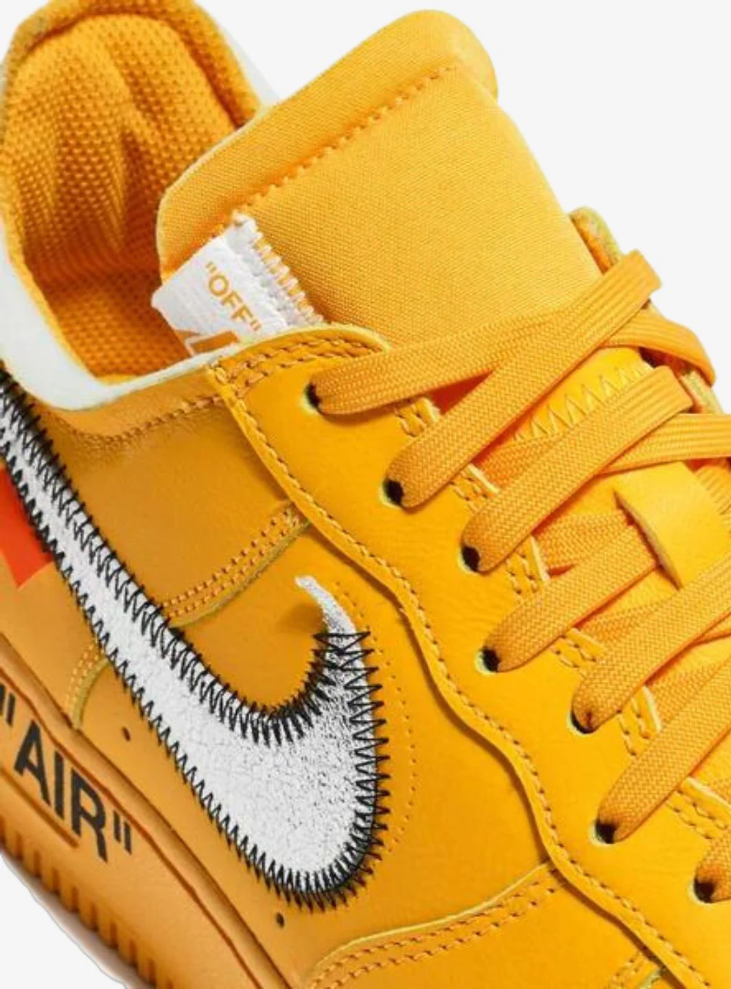 Nike Air Force 1 Low Off-White ICA University Gold - Image 7