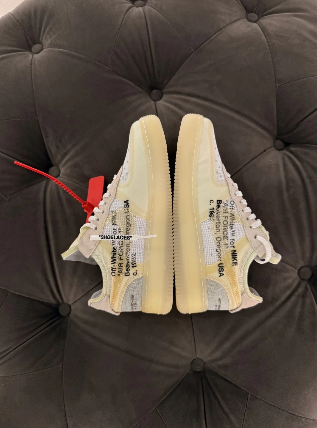 Nike Air Force 1 Low Off-White - Usato 10/10 - Image 5