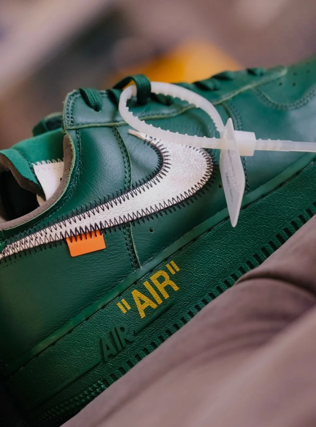 Nike Air Force 1 Low Virgil Abloh Archives Codes Pine Green - Usato 9.9/10 - Image 20