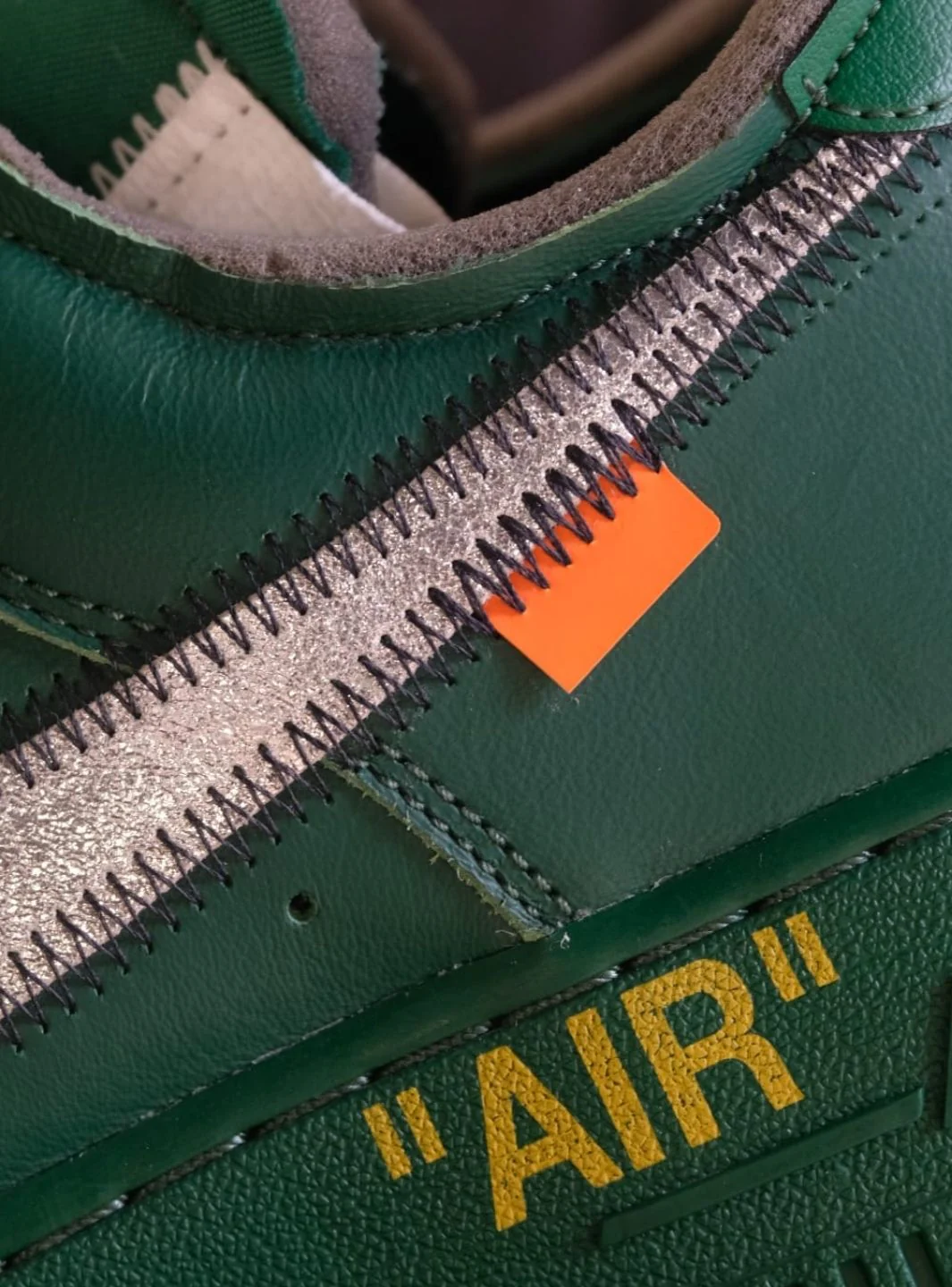 Nike Air Force 1 Low Virgil Abloh Archives Codes Pine Green - Usato 9.9/10 - Image 27