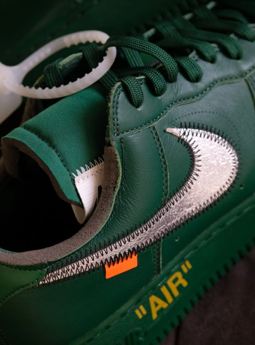 Nike Air Force 1 Low Virgil Abloh Archives Codes Pine Green - Usato 9.9/10 - Image 28