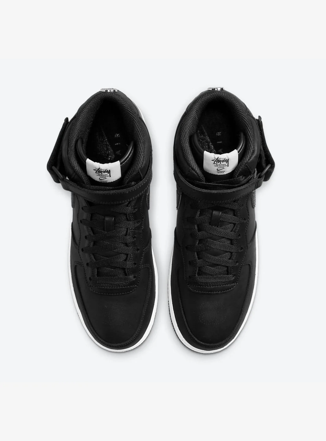 Nike Air Force 1 Mid Stussy Black White - Image 4