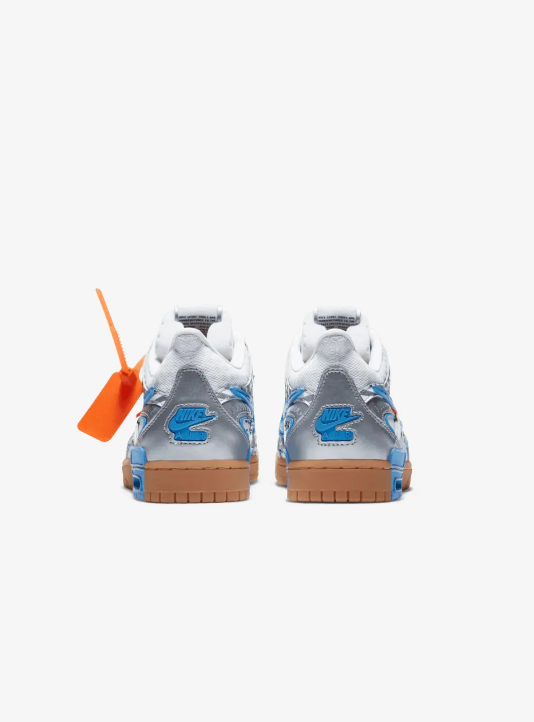 Nike Air Rubber Dunk Off-White UNC - Image 4