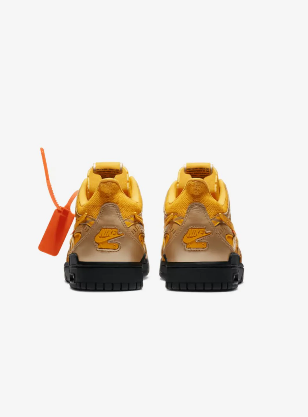 Nike Air Rubber Dunk Off-White University Gold - Image 7