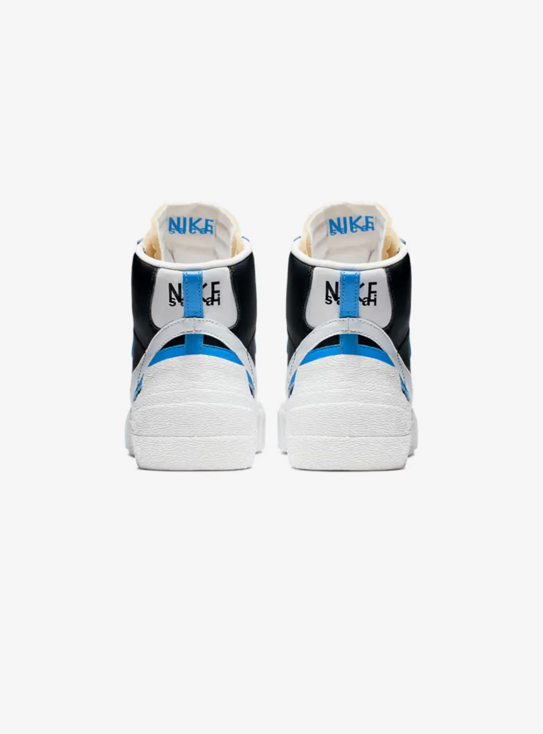 Nike Blazer Mid Sacai White Black Legend Blue - Image 4