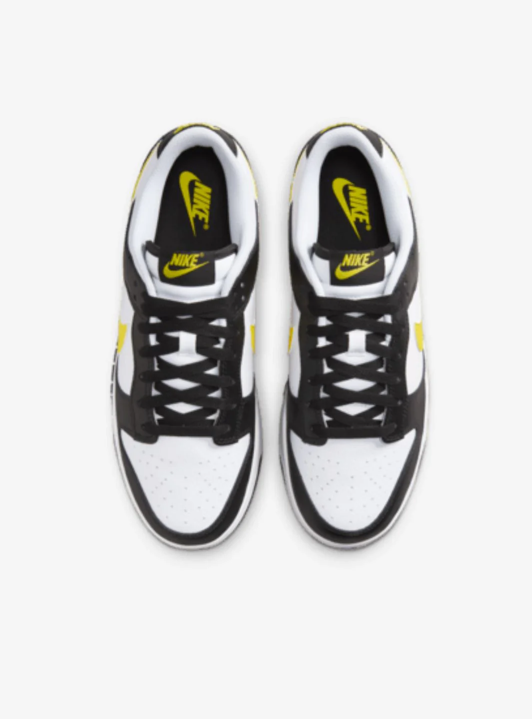 Nike Dunk Low Black Opti Yellow - Image 4