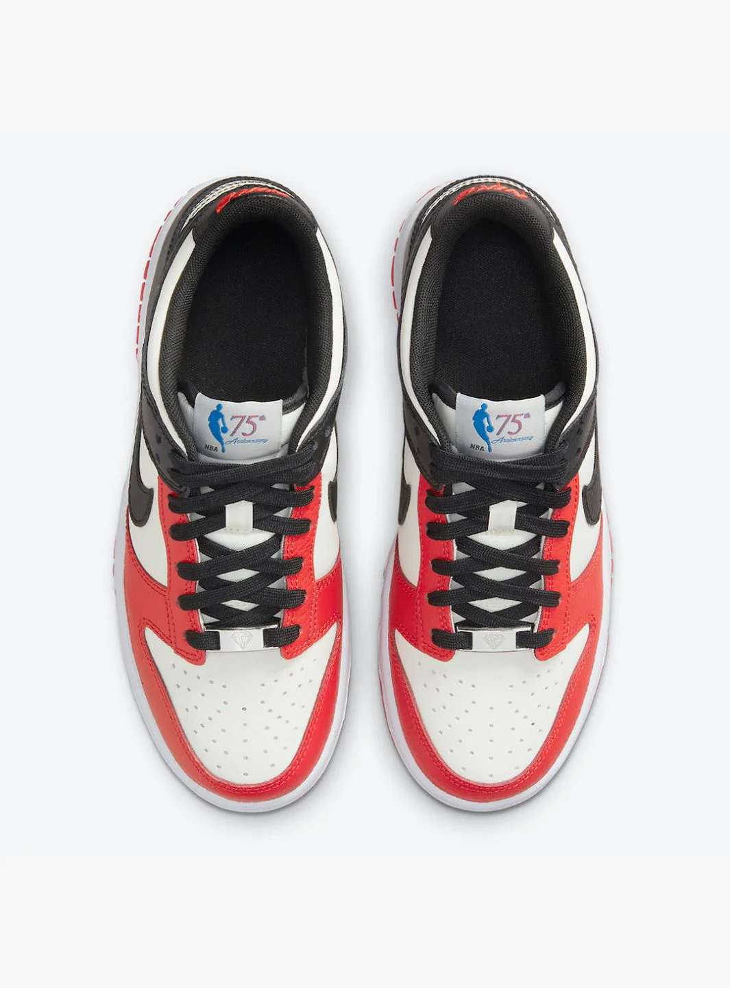 Nike Dunk Low EMB NBA 75th Anniversary Chicago (GS) - Image 4