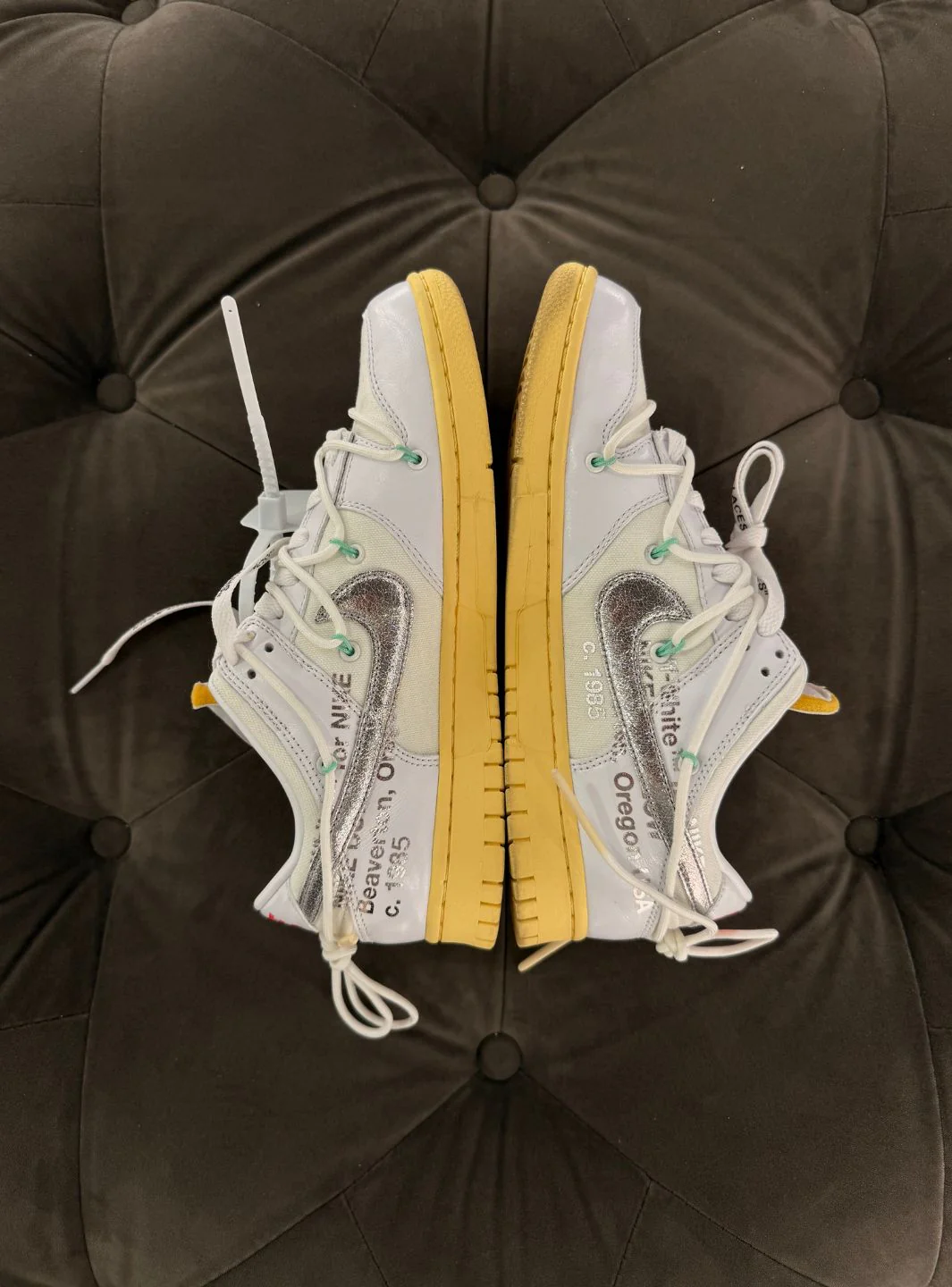 Nike Dunk Low Off-White Lot 1 - Usato 9/10 - Image 5