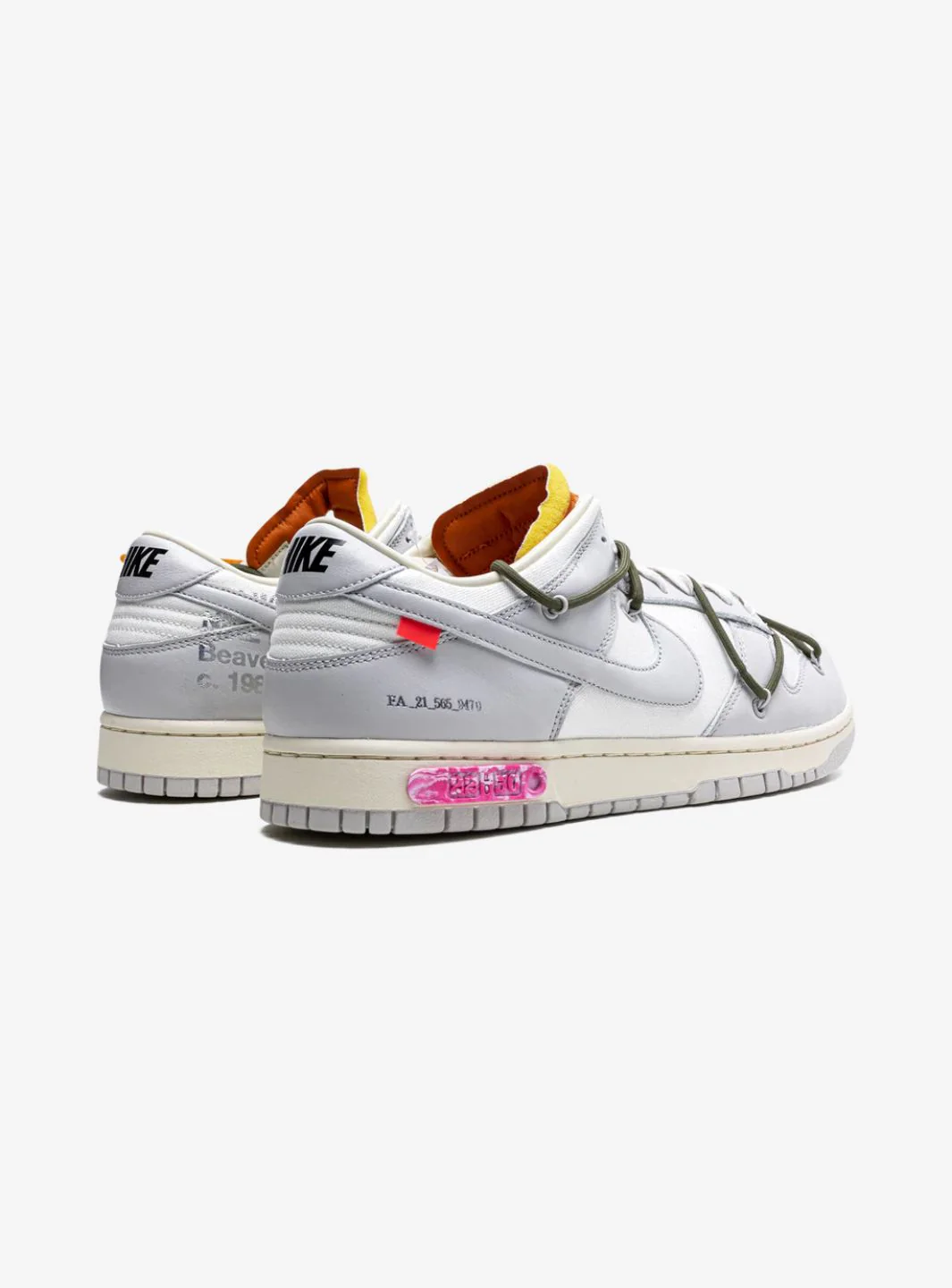 Nike Dunk Low Off-White Lot 22 - Image 3
