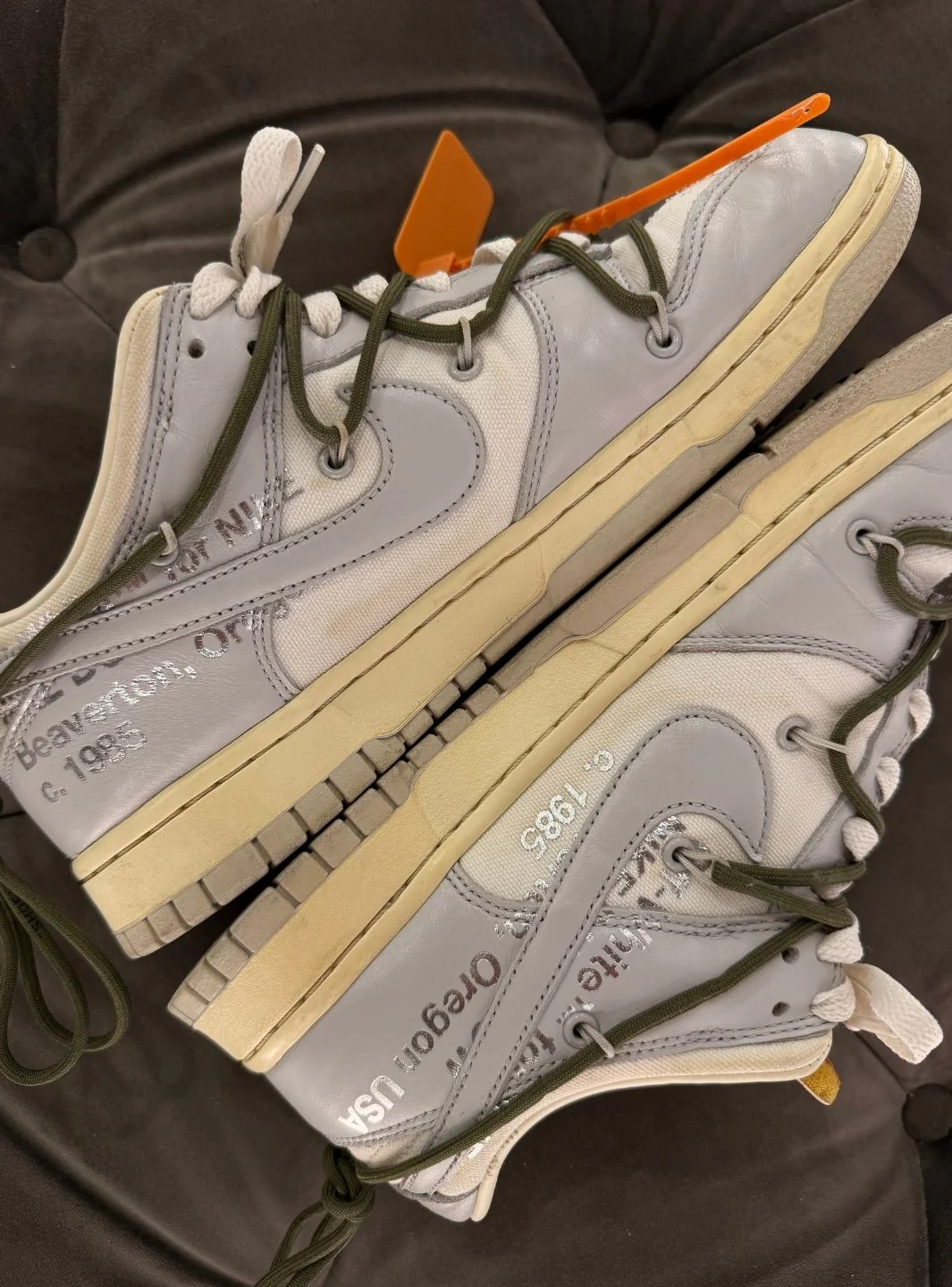 Nike Dunk Low Off-White Lot 22 - Usato 8.5/10 - Image 11