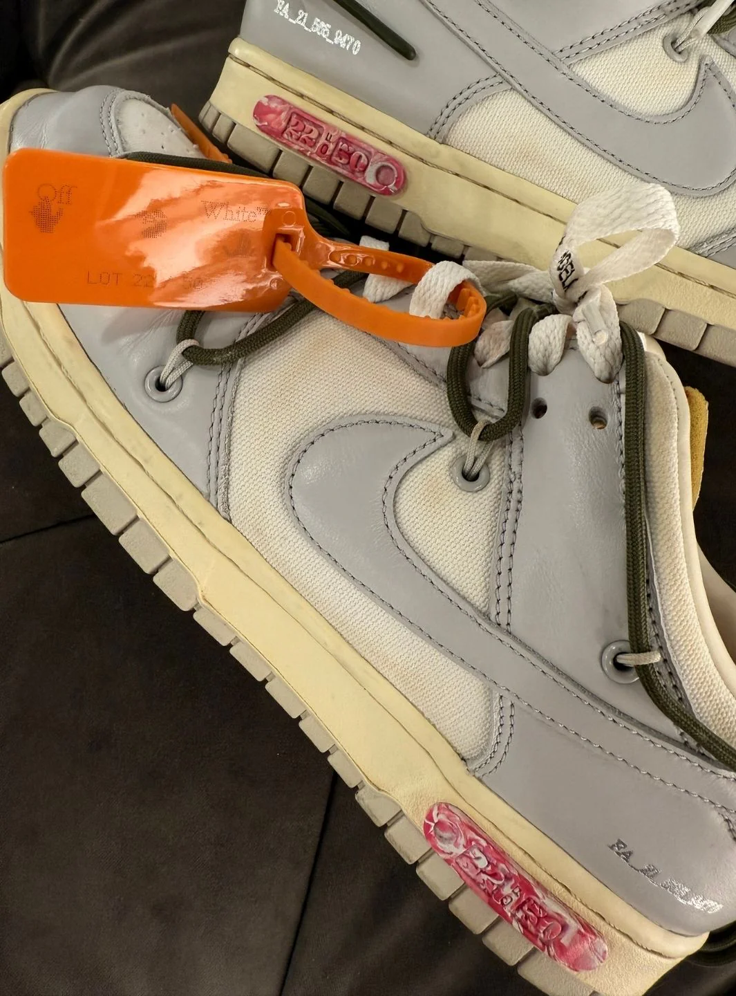 Nike Dunk Low Off-White Lot 22 - Usato 8.5/10 - Image 13