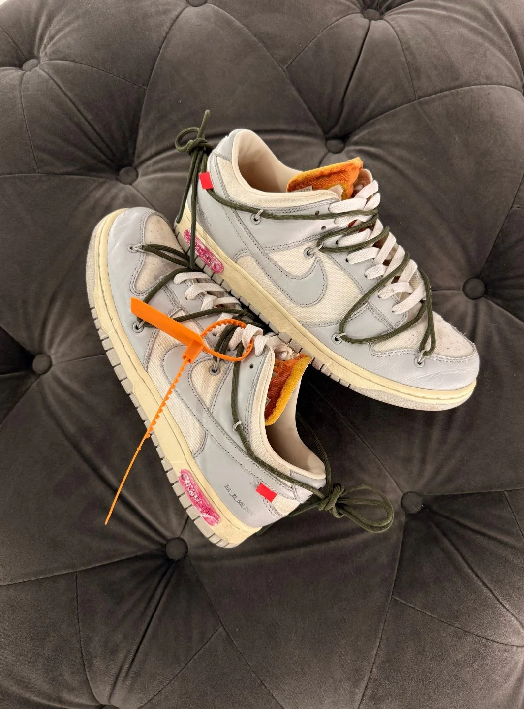Nike Dunk Low Off-White Lot 22 - Usato 9/10 - Image 2
