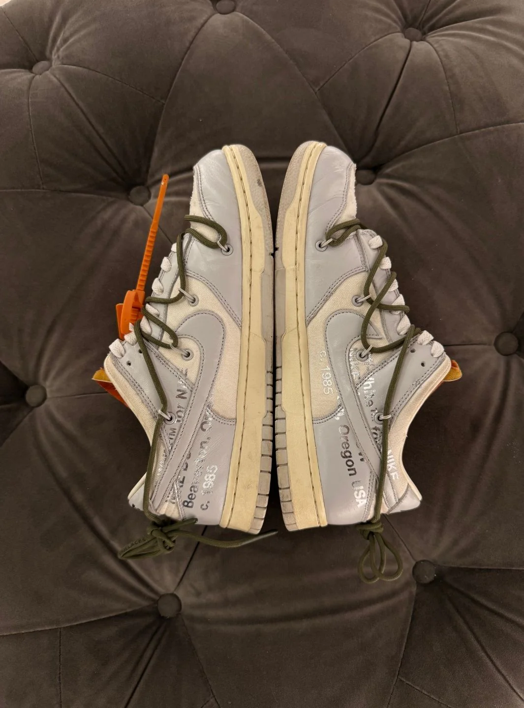 Nike Dunk Low Off-White Lot 22 - Usato 9/10 - Image 5