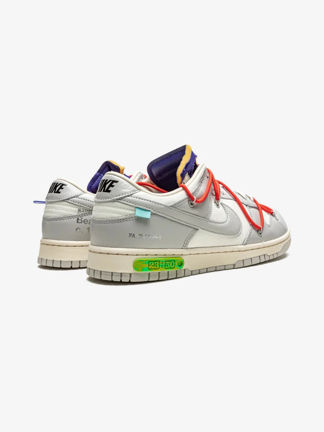 Nike Dunk Low Off-White Lot 23 - Image 3