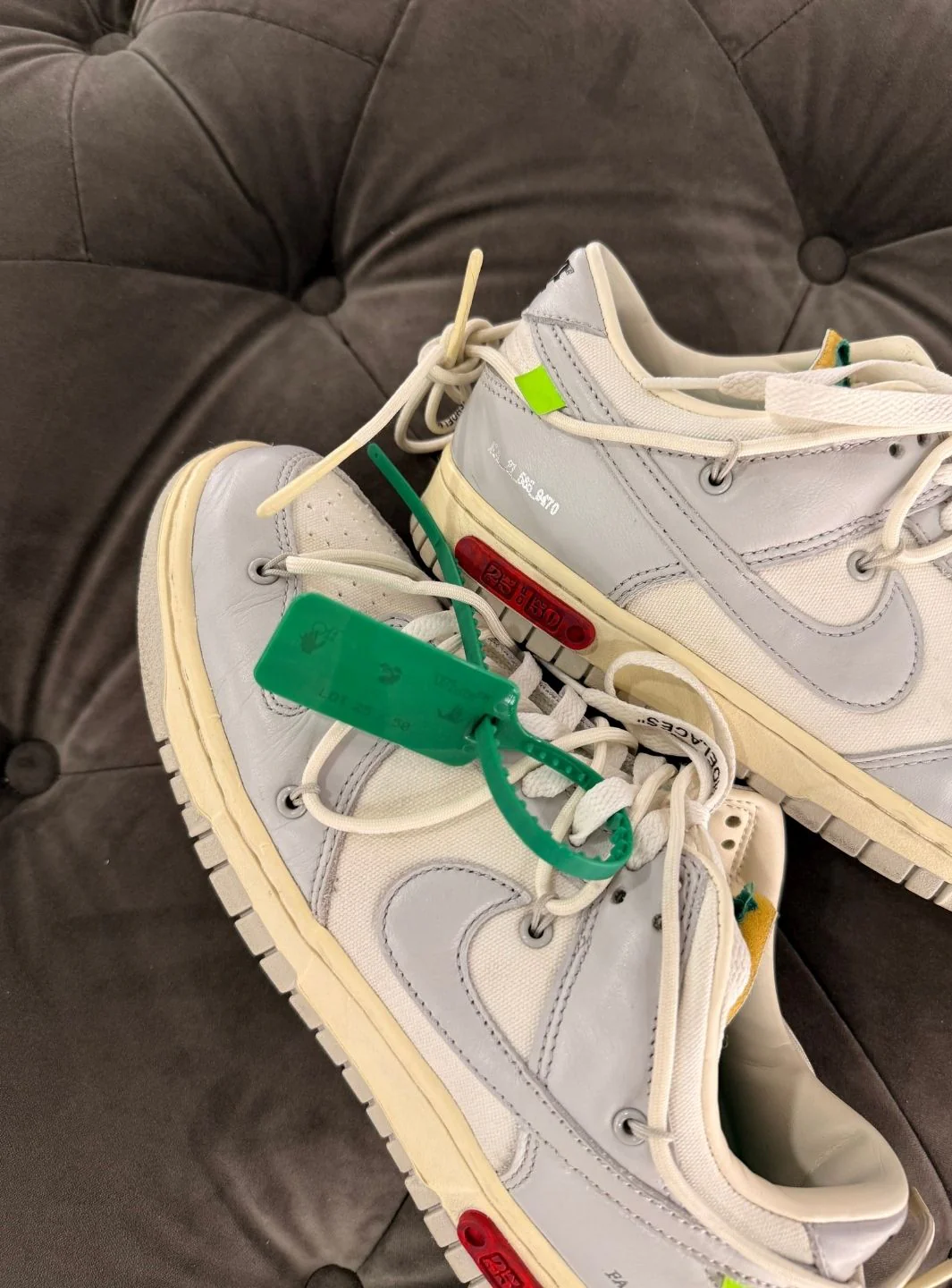 Nike Dunk Low Off-White Lot 25 - Usato 8.5/10 - Image 16