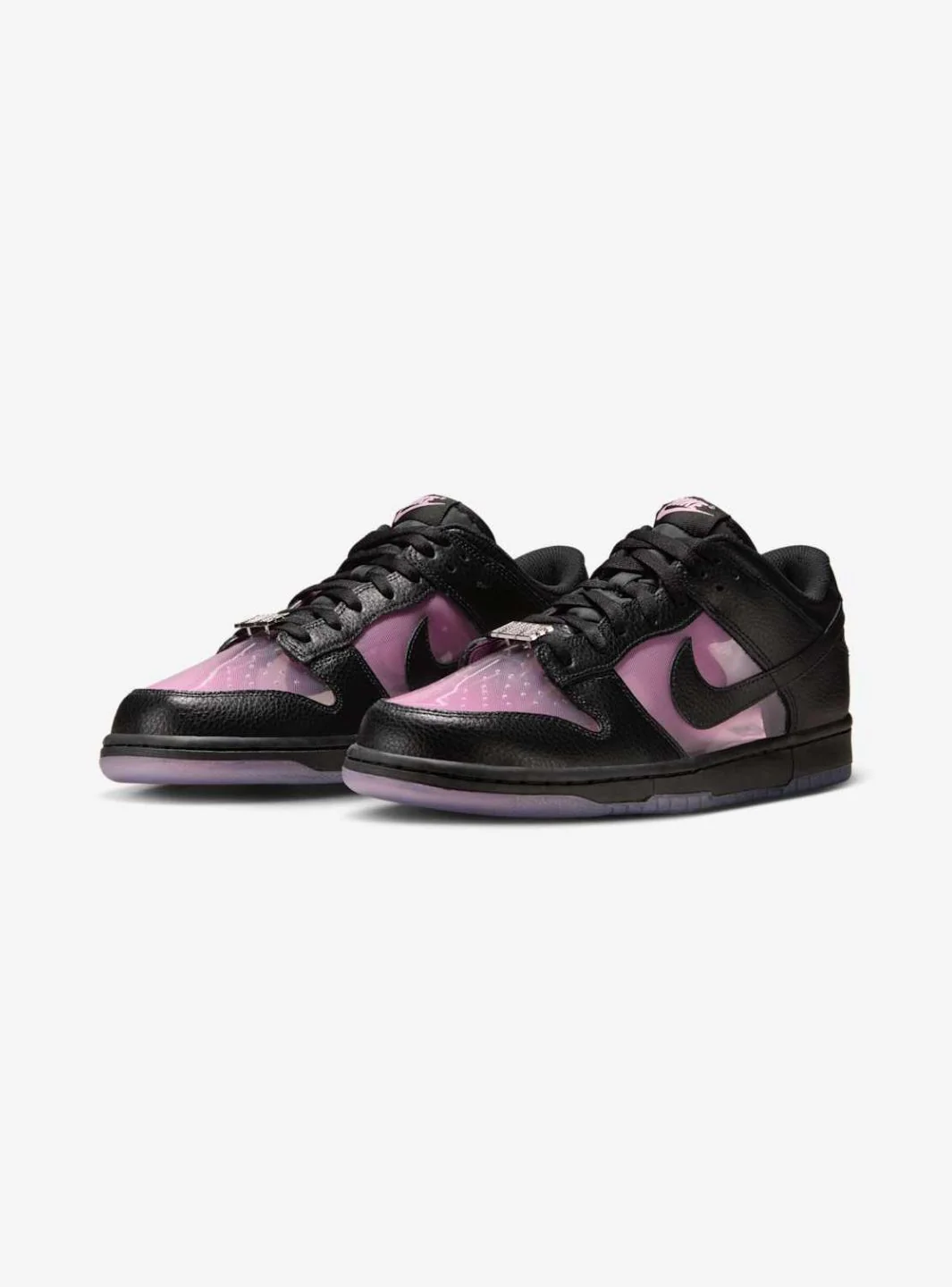 Nike Dunk Low Retro Transparent Black Pink Rise - Image 2