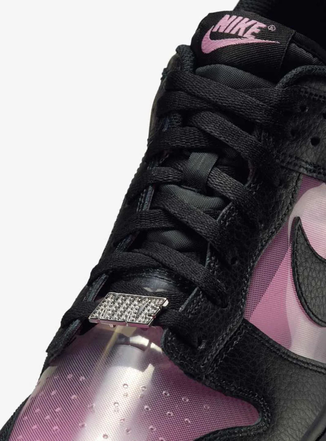 Nike Dunk Low Retro Transparent Black Pink Rise - Image 3