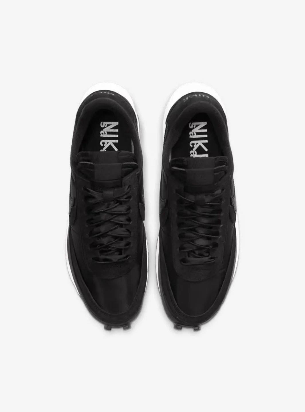 Nike LD Waffle Sacai Black Nylon - Image 3