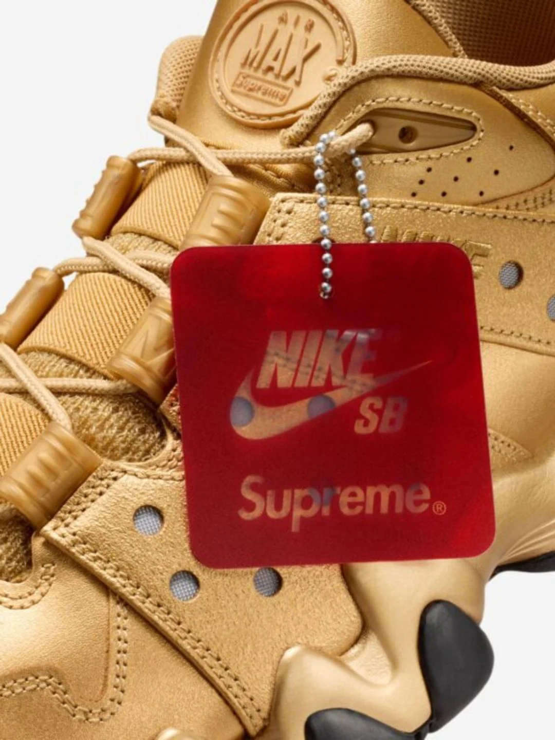 Nike SB Air Max 2 CB '94 Low Supreme Metallic Gold - Image 7