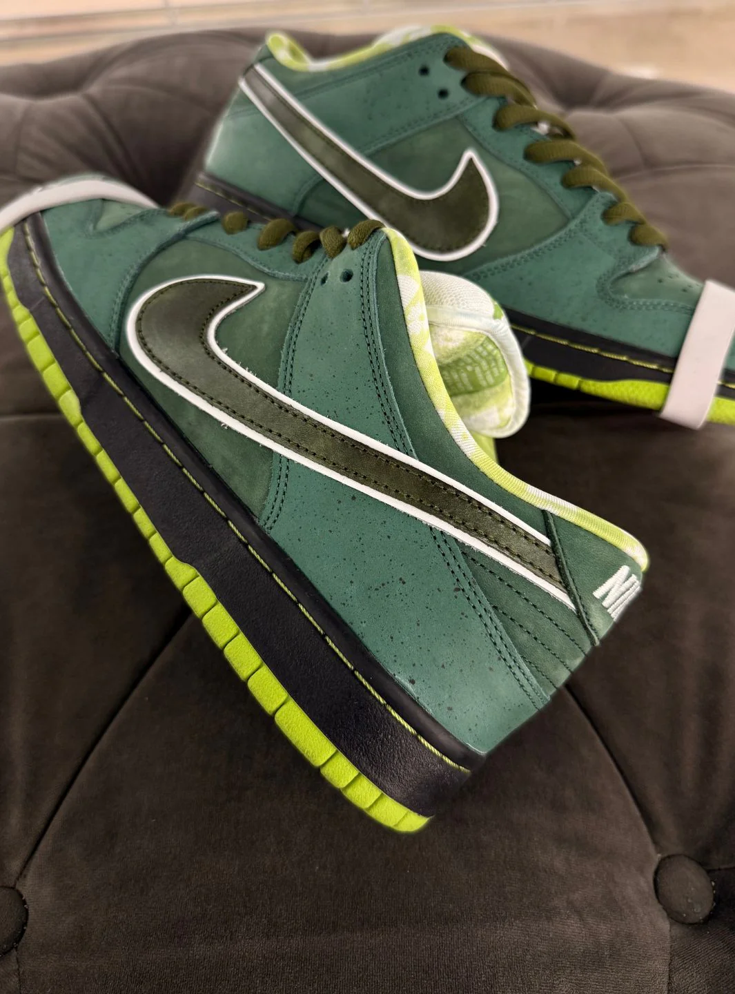 Nike SB Dunk Low Concepts Green Lobster (Special Box) - Usato 9/10 - Image 8