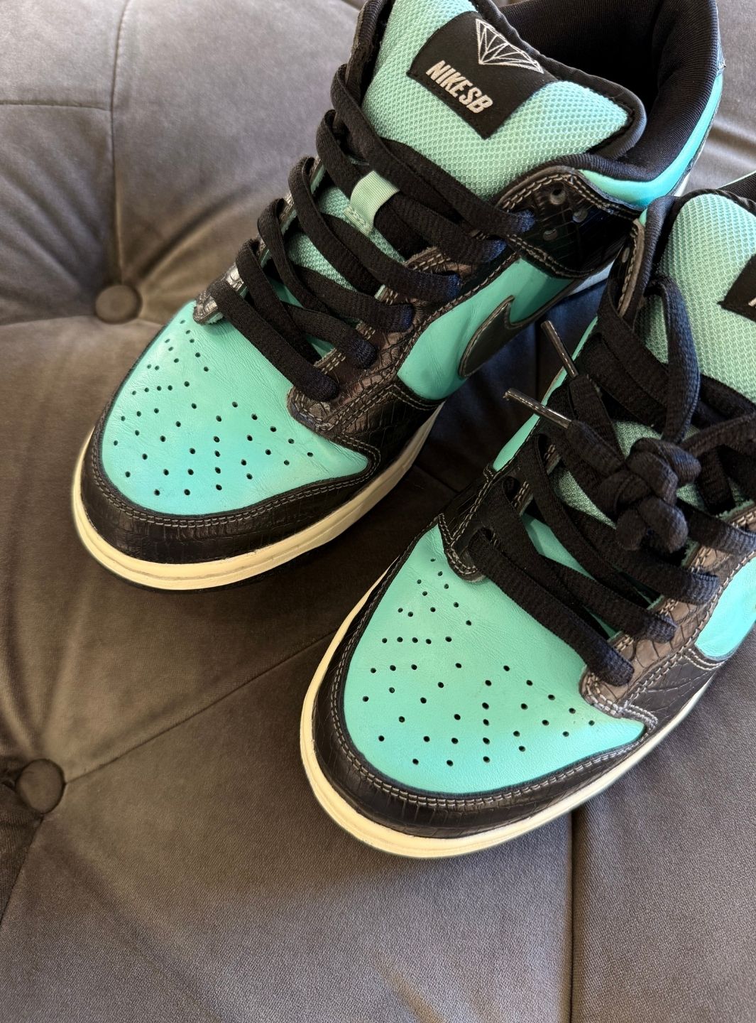 Nike SB Dunk Low Diamond Supply Co. - Usato 8.5/10 - Image 10