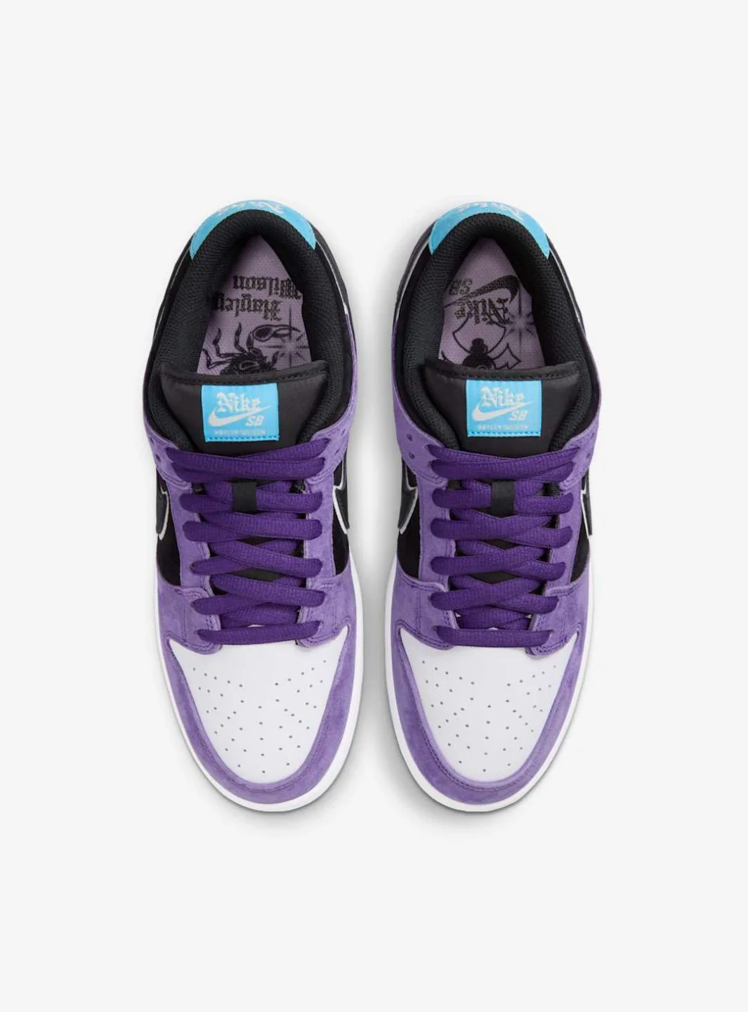 Nike SB Dunk Low Pro Hayley Wilson Black Court Purple - Image 4