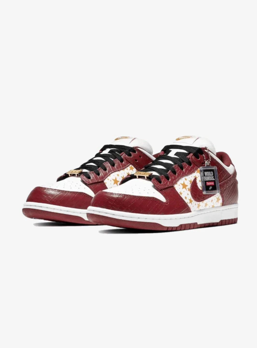 Nike SB Dunk Low Supreme Stars Barkroot Brown (2021) - Image 2