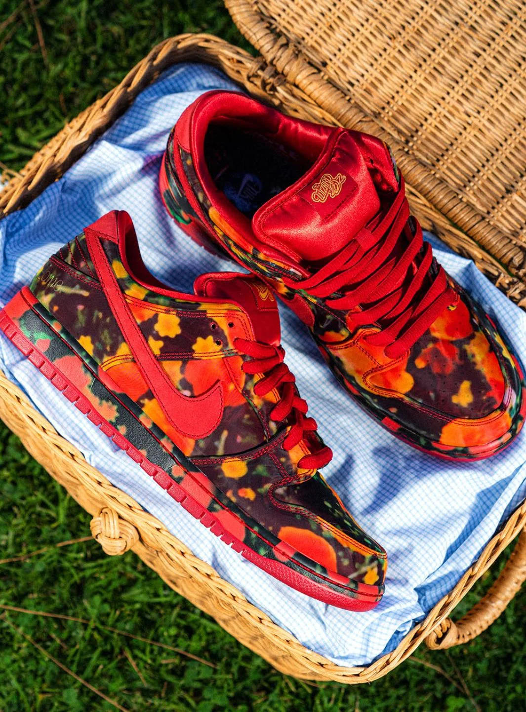 Nike SB Dunk Low The Wizard of Oz Poppy Field - Image 9