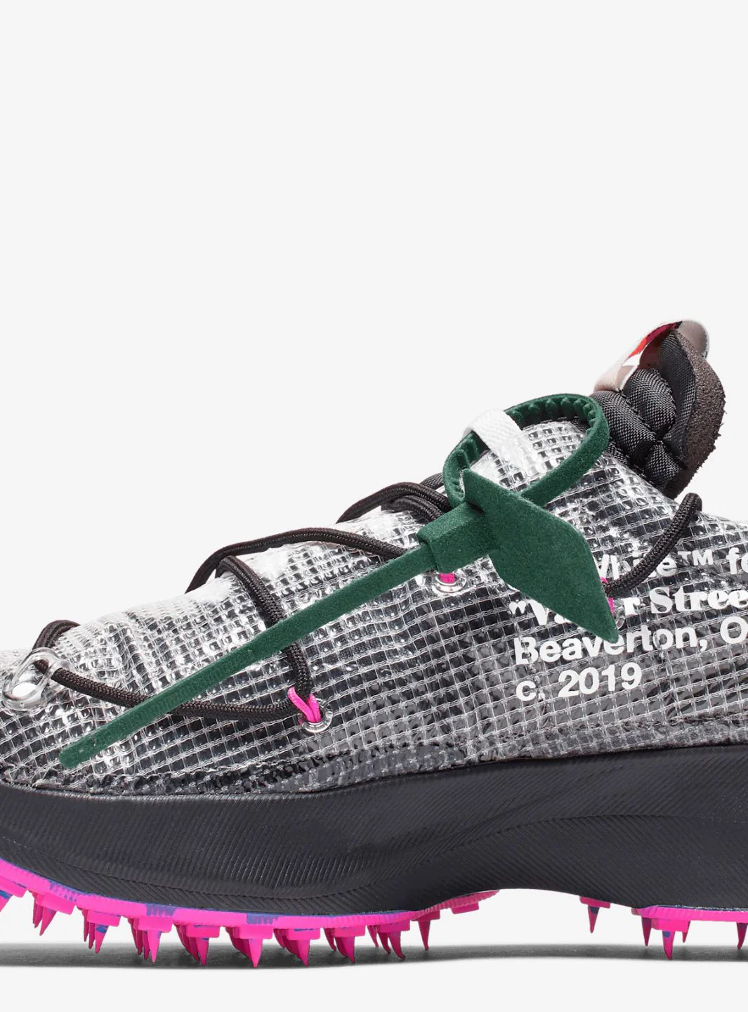 Nike Vapor Street Off-White Black Laser Fuchsia - Image 9