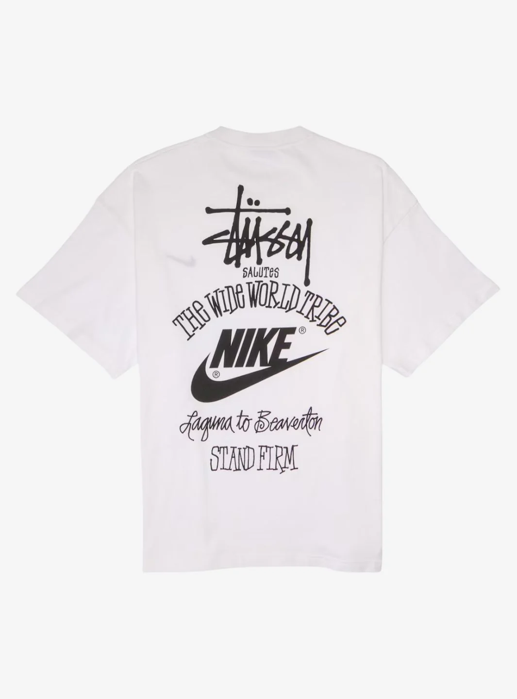 Nike x Stussy The Wide World Tribe T-Shirt White