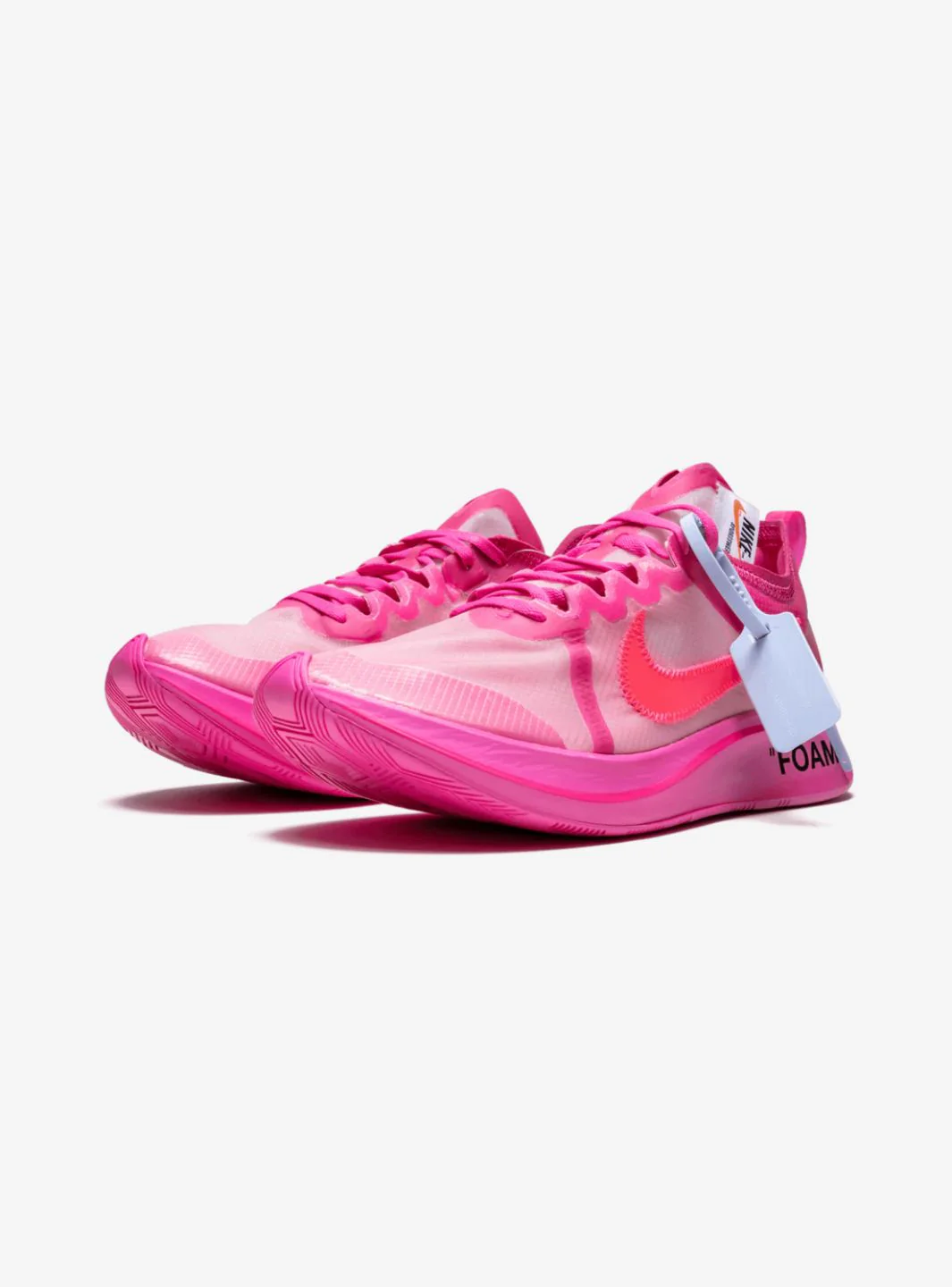 Nike Zoom Fly Off-White Pink - Image 2