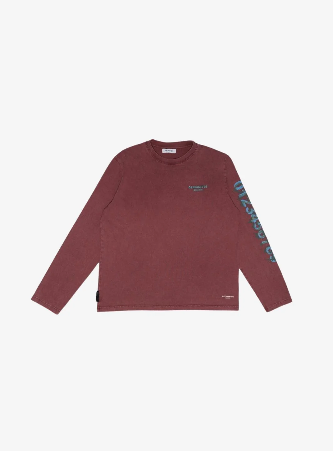 Numeri Archivio Longsleeve Burgundy