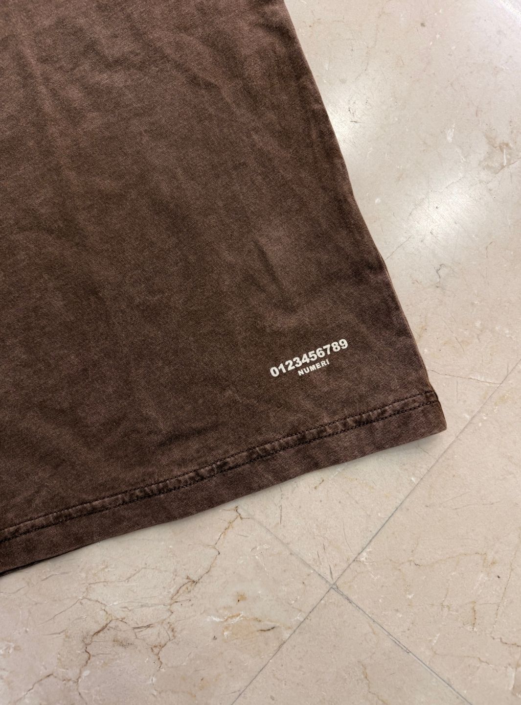 Numeri Archivio T-Shirt Washed Brown Pink - Image 6