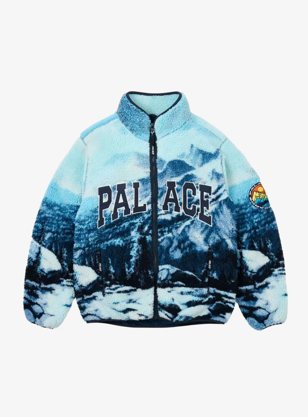 Palace Appalachian Funnel Fleece Palaska Blue