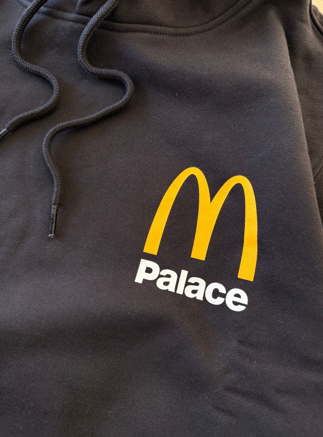 Palace x McDonald's Logo Hood Black - Image 5