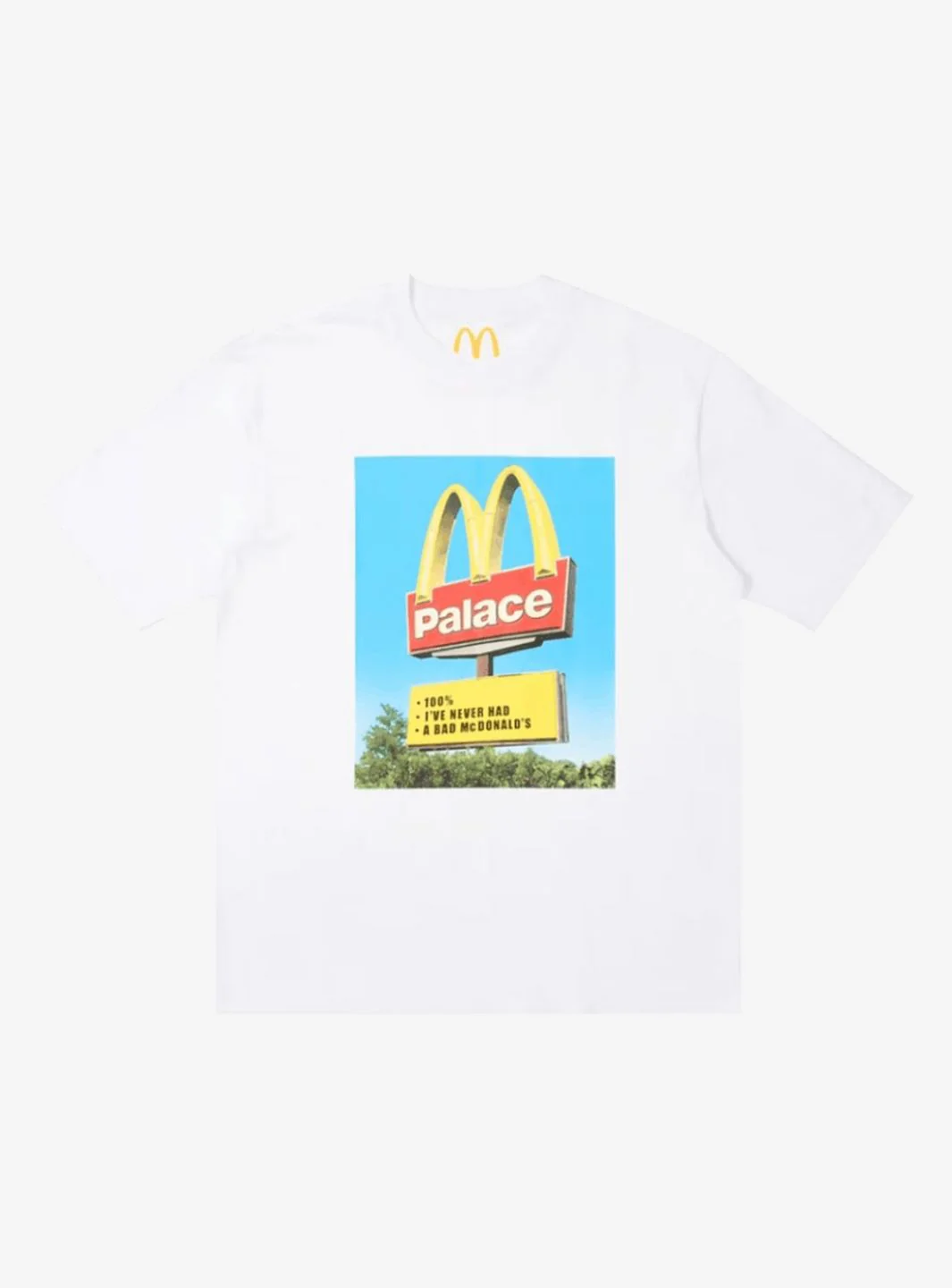 Palace x McDonald's Sign T-Shirt White