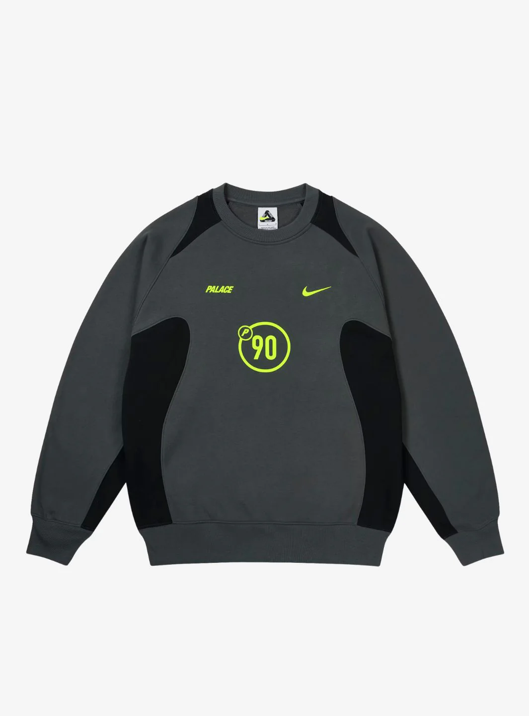 Palace x Nike Total P90 Crew Grey - Image 2