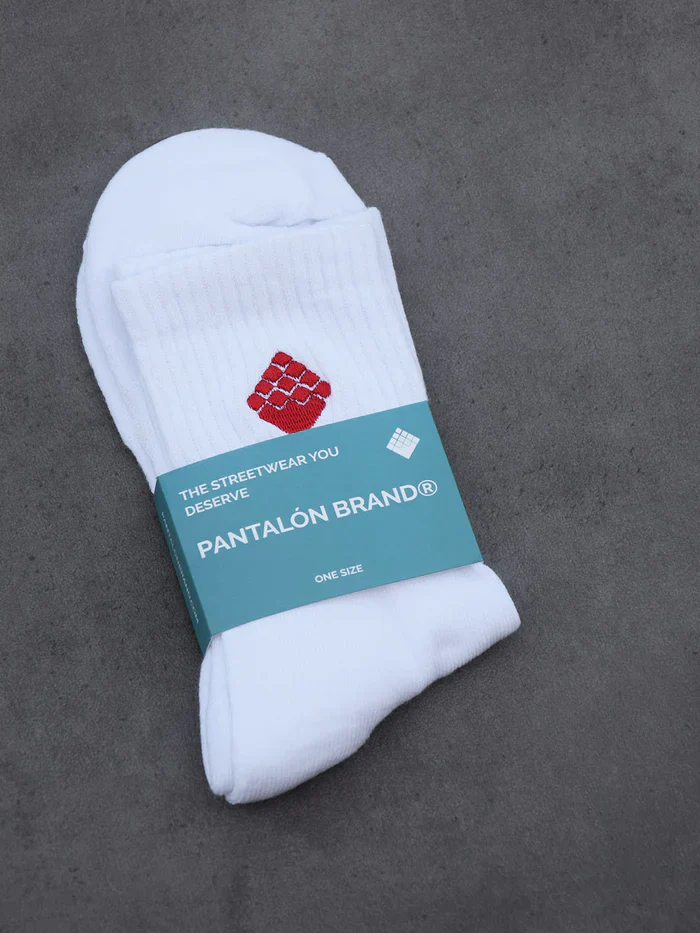 Pantalón Calzino White/Red - Image 3