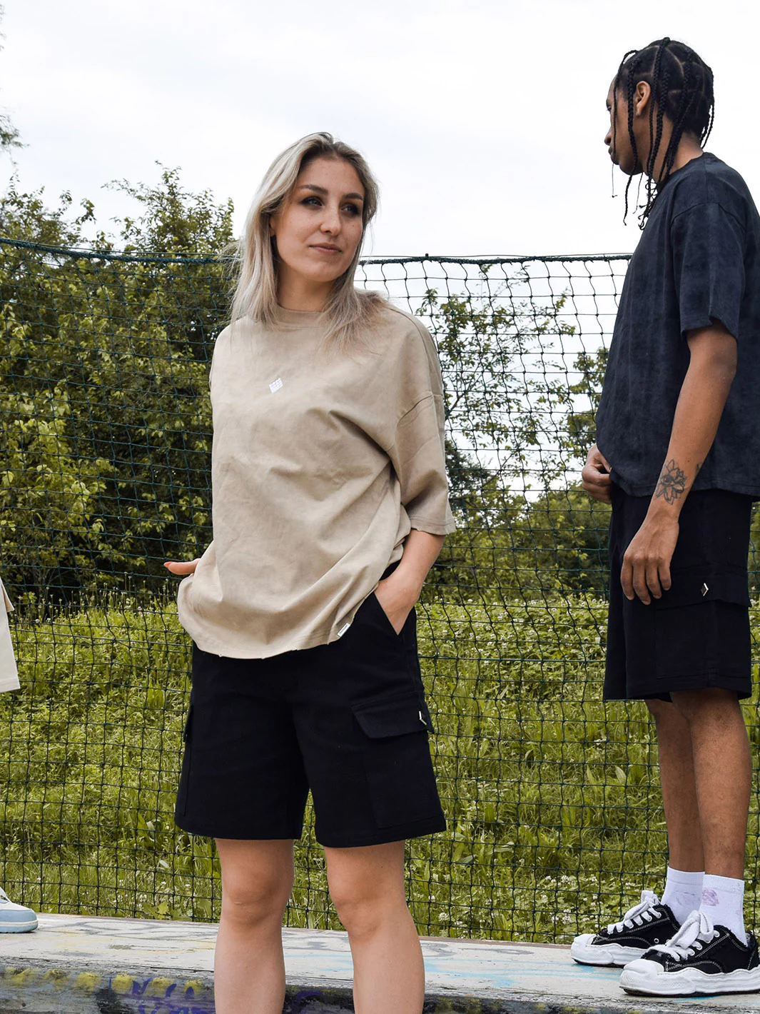 Pantalón Distressed Stone Washed T-Shirt Sand - Image 10