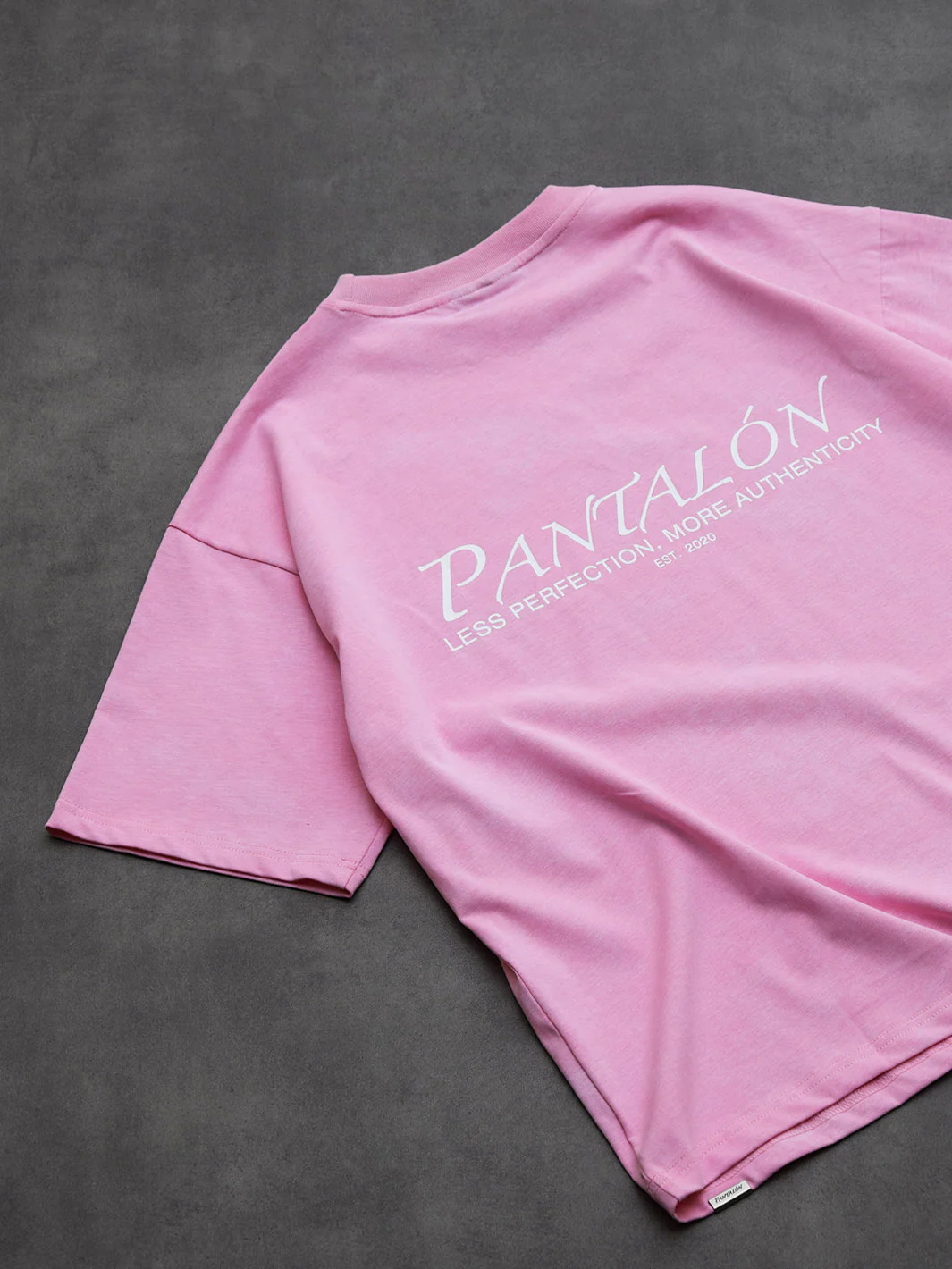 Pantalón Less Perfection More Authencity Stone Washed T-Shirt Pink - Image 5