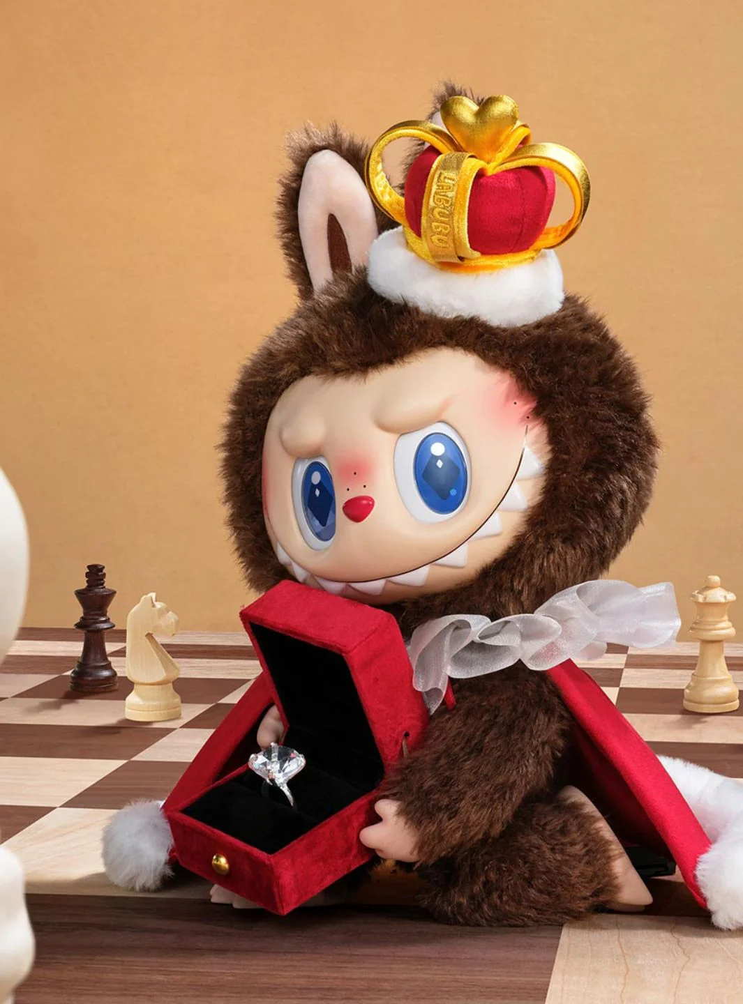 Pop Mart Labubu The Monsters Let's Checkmate Series Vinyl Plush Doll 40cm - Image 3