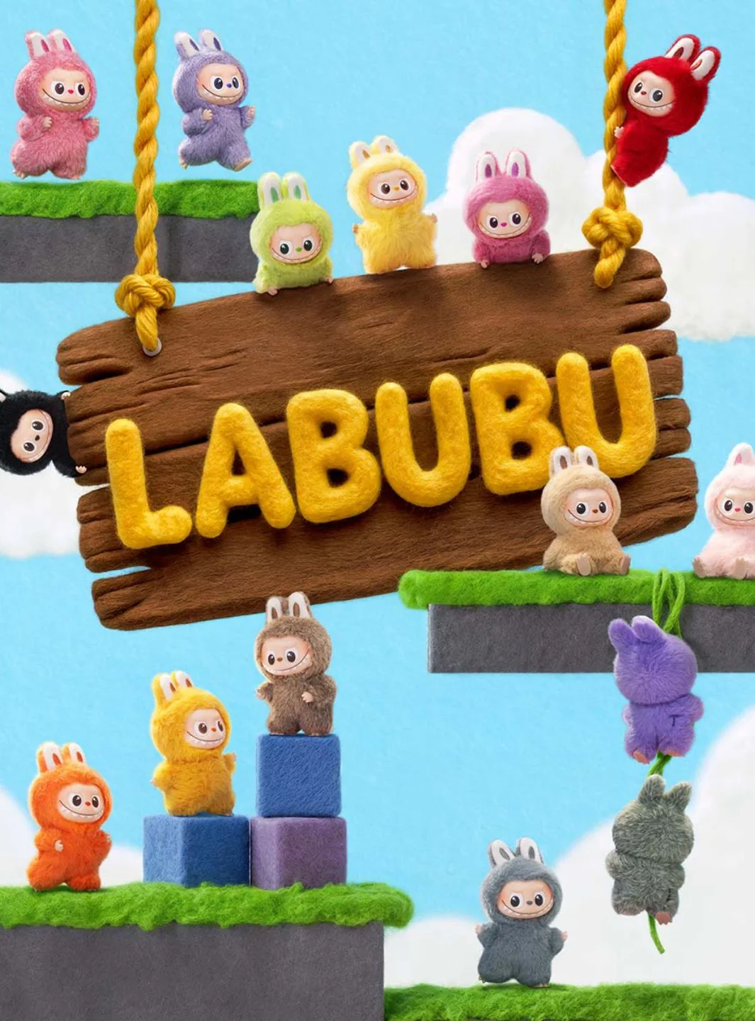 Pop Mart Labubu The Monsters Pin for Love Series Vinyl Plush Pendant (N-Z) Sealed Case (14 Blind Box) - Image 3
