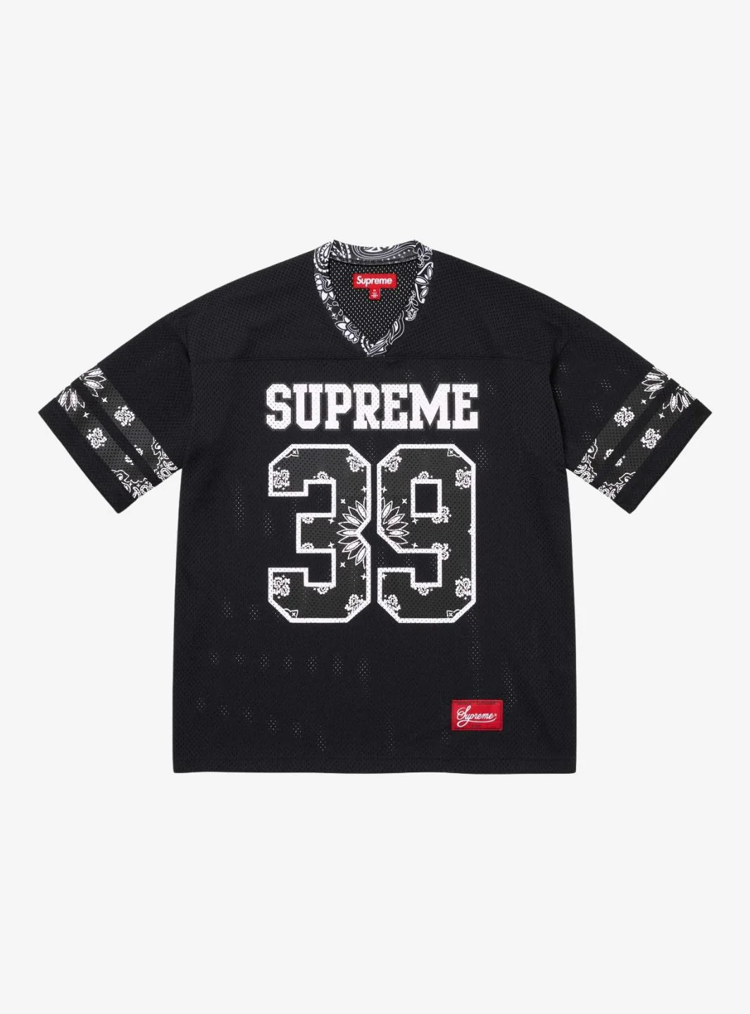 Supreme Bandana Football Jersey Black