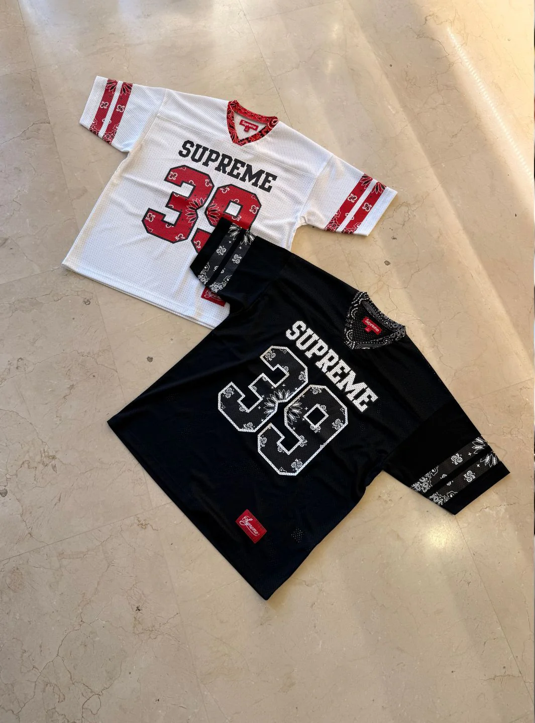 Supreme Bandana Football Jersey White - Image 7