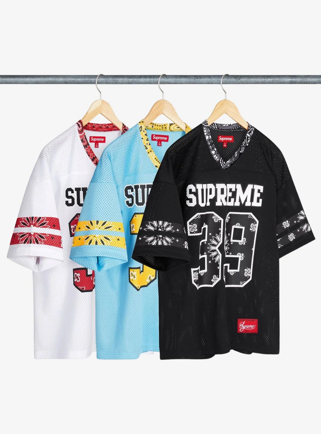 Supreme Bandana Football Jersey Blue - Image 4