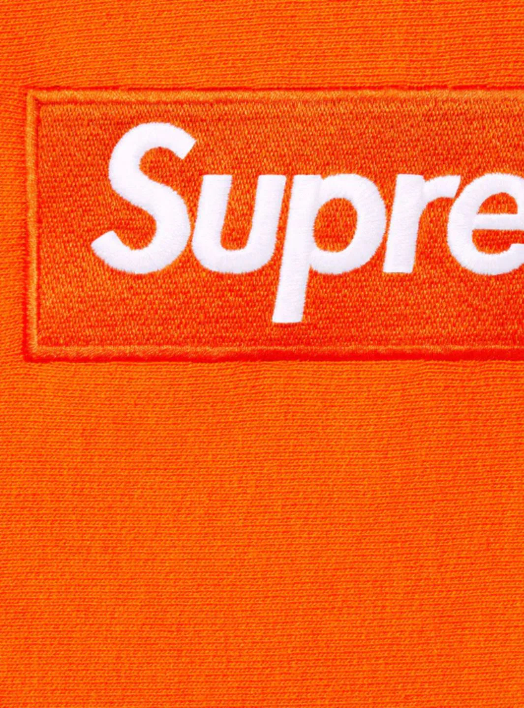 Supreme Box Logo Hooded Sweatshirt Dark Orange (FW24) - Image 2